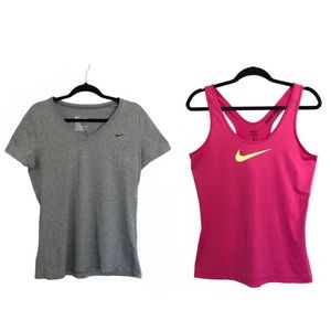 Nike Dri-Fit and Nike Pro Athletic Top Large